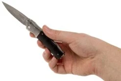 Mcusta MC-146G Shinra Mixture Bamboo, Black Pakkawood, Cuchillo De Caballero -Luz de Acero MC 0146G 08 mcusta