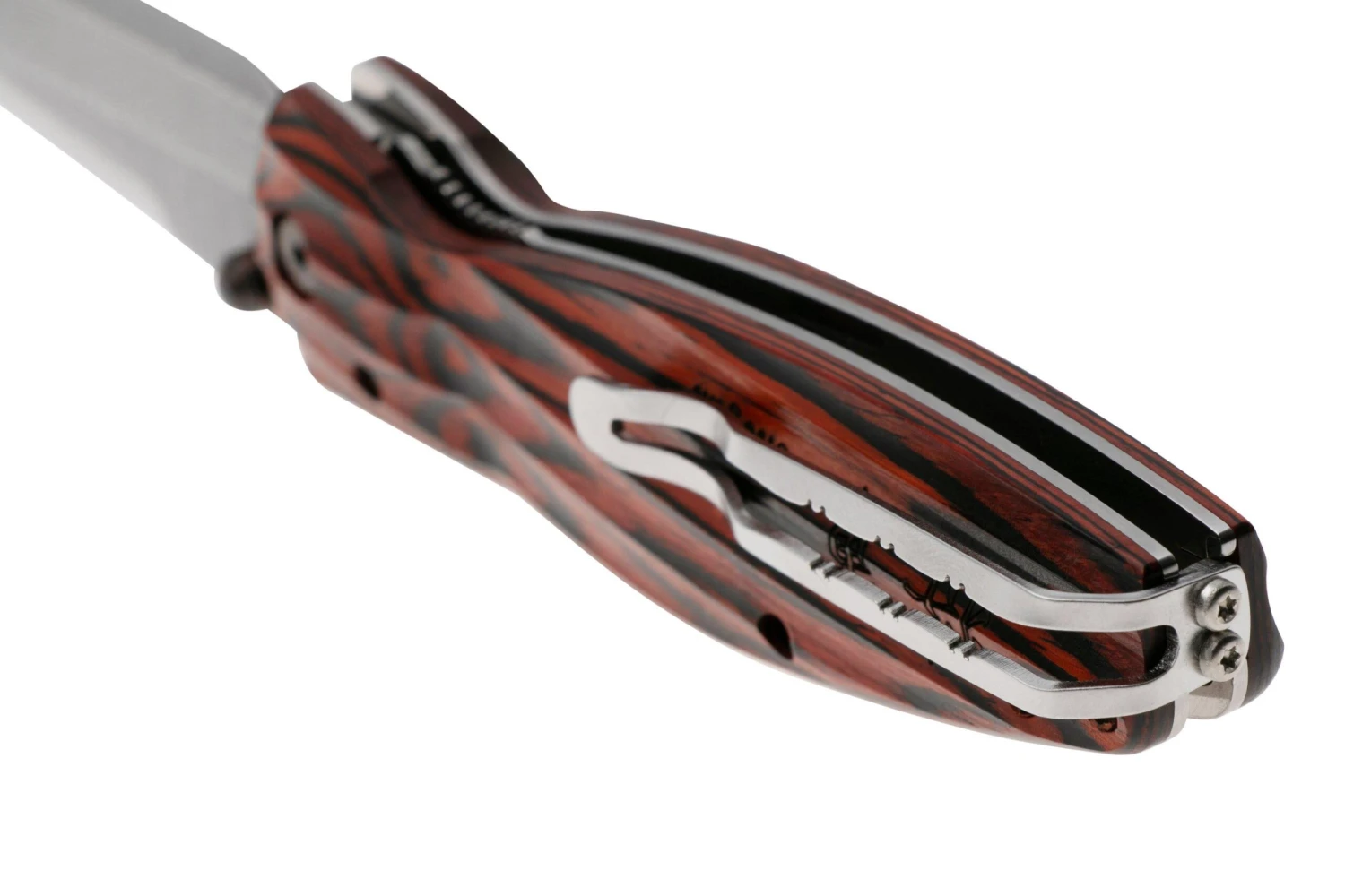 Mcusta MC-0183D Sengoku Tokugawa Ieyasu, Red Pakkawood Handle, Cuchillo De Caballero 6 Mcusta MC-0183D Sengoku Tokugawa Ieyasu, Red Pakkawood Handle, Cuchillo De Caballero - Imagen 4