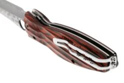 Mcusta MC-0183G Sengoku Tokugawa Leyasu SPG2, Red Pakkawood, Cuchillo De Caballero -Luz de Acero MC 0183G 04 mcusta