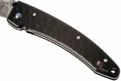 Mcusta MC-114BD Forge Shadow, Negro, Cuchillo De Caballero -Luz de Acero MC114BD 03 mcusta tsuchi zwart aluminium damast mc114bd d3