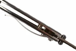 Mcusta MC-114BD Forge Shadow, Negro, Cuchillo De Caballero -Luz de Acero MC114BD 05 mcusta tsuchi zwart aluminium damast mc114bd d5