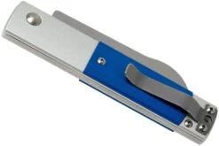 Maserin In-Estro Blue Micarta 165/MCB Navaja Slipjoint -Luz de Acero ME 165 MCB 04 maserin