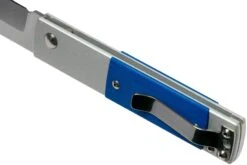 Maserin In-Estro Blue Micarta 165/MCB Navaja Slipjoint -Luz de Acero ME 165 MCB 05 maserin