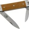 Maserin 60° Knife Sessantesimo 195/MCG Yellow Micarta Navaja -Luz de Acero ME 195 MCG 01 maserin