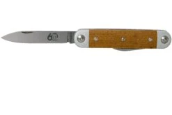Maserin 60° Knife Sessantesimo 195/MCG Yellow Micarta Navaja -Luz de Acero ME 195 MCG 03 maserin