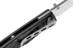 Maserin Carbon 392/CN Black Carbonfiber Navaja -Luz de Acero ME 392 CN 06 maserin me 392 cn 06