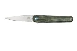 MKM Flame Light FL01L-BC Hoja Caída, Micarta Negra, Navaja