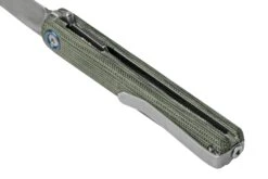 MKM Flame Light FL01L-BC Hoja Caída, Micarta Negra, Navaja -Luz de Acero MMK FL01L BC 04 mkm