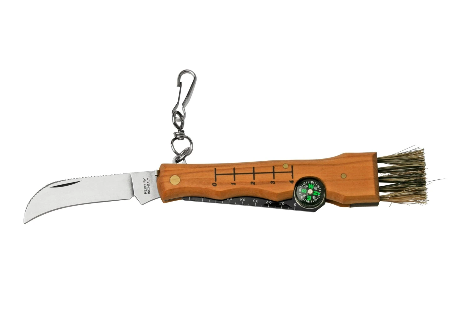Mercury Mico 2 9M2UFC Olive Wood, Cuchillo Para Setas Con Brújula 4 Mercury Mico 2 9M2UFC Olive Wood, Cuchillo Para Setas Con Brújula - Imagen 2