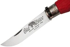 Old Bear Classical Red XL, 9307-23-MRK Navaja -Luz de Acero OB9307 23 MRK 03 oldbear