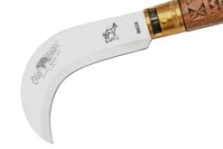 Old Bear Pruning Carved Walnut L, 9747-21-LNI Cuchillo De Jardinero -Luz de Acero OB9747 21 LNI 03 oldbear