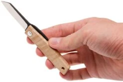 Ohta FK5 Higonokami-Navaja, Madera De Arce -Luz de Acero OHTA OFF FK5 MPL 07 ohta higonokami ohta off fk5 mpl 07