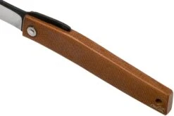 Ohta FK9 Higonokami-navaja, Natural Canvas Micarta 16 Ohta FK9 Higonokami-navaja, Natural Canvas Micarta -Luz de Acero OHTA OFF FK9 M N 07 ohta knives