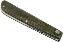 Ohta OLF SS FK Ohta Light Folder Navaja, Verde Canvas Micarta -Luz de Acero OHTA OLF SS FK M G 04 ohta knives