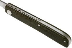 Ohta OLF SS FK Ohta Light Folder Navaja, Verde Canvas Micarta -Luz de Acero OHTA OLF SS FK M G 07 ohta knives