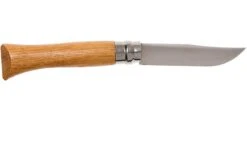 Opinel Navaja No. 6 Luxury Range, Acero Inoxidable, Madera De Roble -Luz de Acero OP002024 02 opinel op002024 02