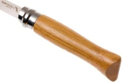 Opinel Navaja No. 6 Luxury Range, Acero Inoxidable, Madera De Roble -Luz de Acero OP002024 06 opinel op002024 06
