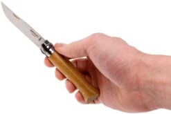 Opinel Navaja No. 6 Luxury Range, Acero Inoxidable, Madera De Roble -Luz de Acero OP002024 07 opinel op002024 07