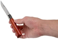 Opinel Navaja No. 8 Luxury Range, Acero Inoxidable, Padouk -Luz de Acero OP226086 08 opinel v201909