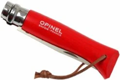 Opinel Trekking Navaja No. 08, Red -Luz de Acero OPT001705 04 opinel trekking opt001705 d4
