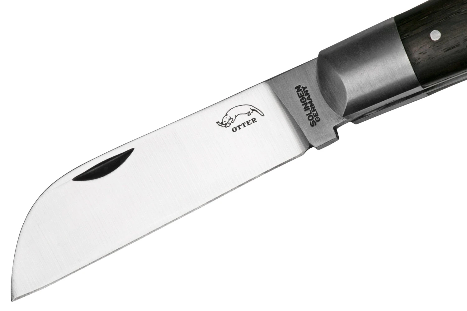 Otter Anchor Knife 172 LB Large Carbon, Smoked Oak, Stainless Anchor, Leather Strap, Navaja 5 Otter Anchor Knife 172 LB Large Carbon, Smoked Oak, Stainless Anchor, Leather Strap, Navaja - Imagen 3