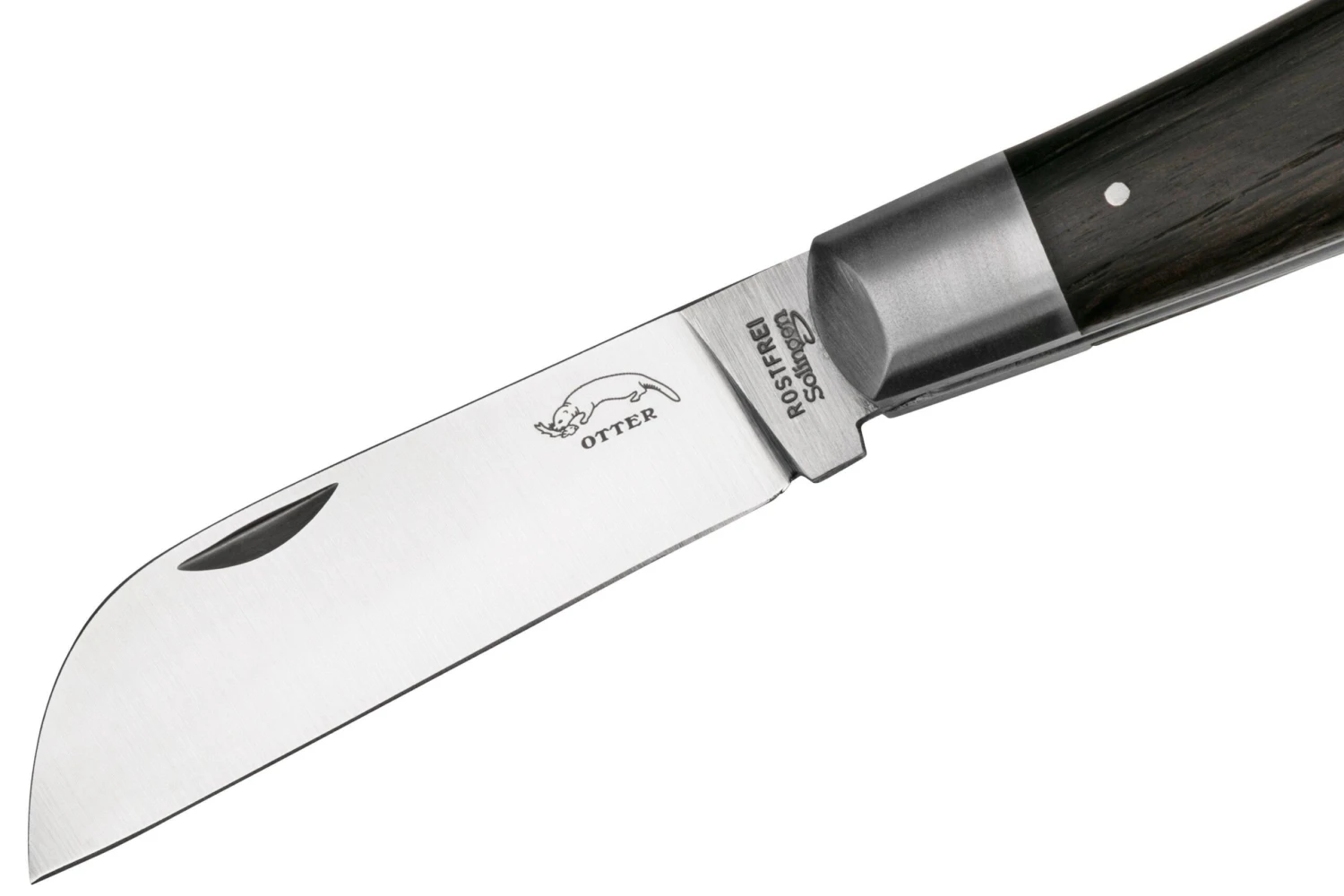 Otter Anchor Knife 172 R.m.L Large Stainless, Smoked Oak, Stainless Anchor, Navaja 5 Otter Anchor Knife 172 R.m.L Large Stainless, Smoked Oak, Stainless Anchor, Navaja - Imagen 3