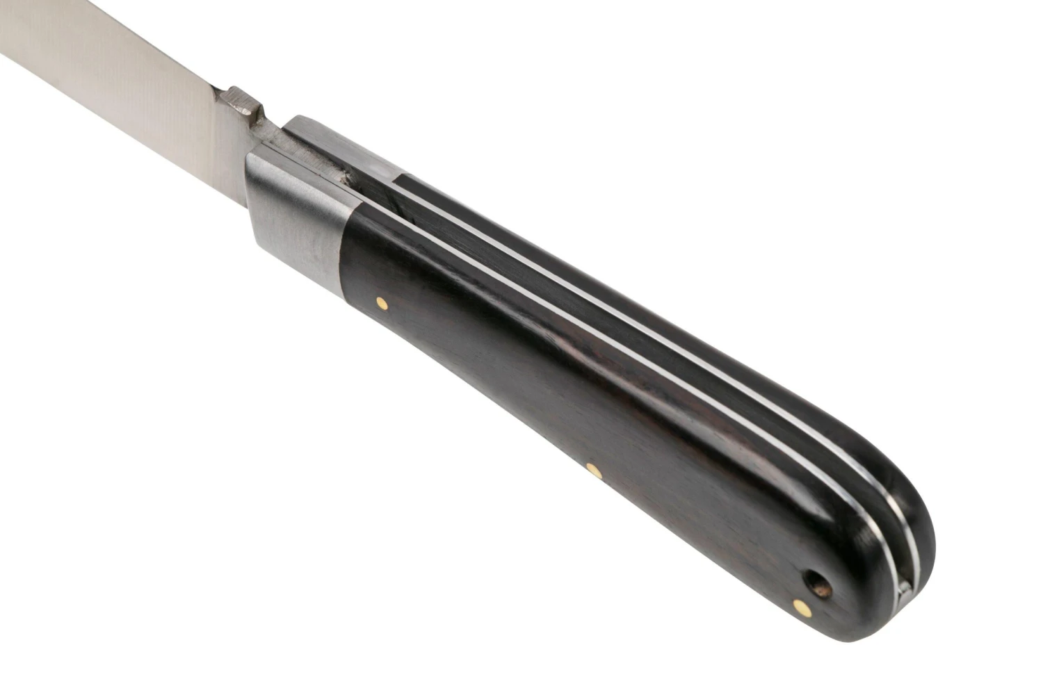 Otter Anchor Knife 173 R.m.L. Large Stainless, Grenadilla, Brass Anchor, Navaja 7 Otter Anchor Knife 173 R.m.L. Large Stainless, Grenadilla, Brass Anchor, Navaja - Imagen 5