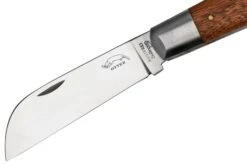 Otter Anchor Knife 173 R Large Stainless, Sapeli, Brass Anchor, Navaja -Luz de Acero OR173R 03 otter