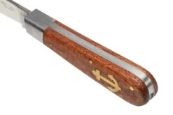Otter Anchor Knife 173 R Large Stainless, Sapeli, Brass Anchor, Navaja -Luz de Acero OR173R 07 otter