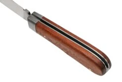 Otter Anchor Knife 174 Small Carbon, Sapeli, Brass Anchor, Navaja -Luz de Acero OR174 05 otter