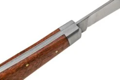 Otter Anchor Knife 174 Small Carbon, Sapeli, Brass Anchor, Navaja -Luz de Acero OR174 06 otter