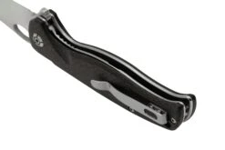 QSP Knife Gavial, QS126-D1 Satin D2, Dark Brown Micarta Navaja -Luz de Acero QS126 D1 04 qsp