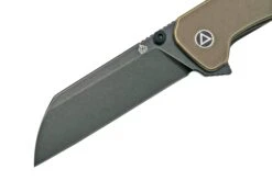 QSP Knife Penguin XL QS130XL-B, Blackwashed 20CV, Bronze Titanium Navaja -Luz de Acero QS130XL B 03 qsp