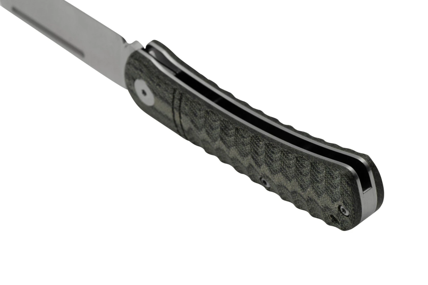 QSP Knife Hedgehog QS142-B, Denim Blue Micarta, Navaja Slipjoint 6 QSP Knife Hedgehog QS142-B, Denim Blue Micarta, Navaja Slipjoint - Imagen 4