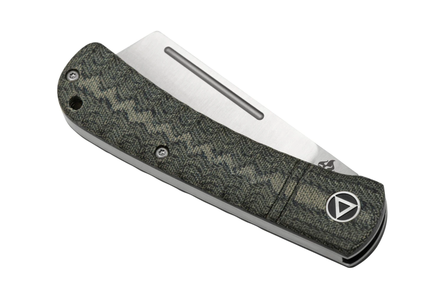 QSP Knife Hedgehog QS142-B, Denim Blue Micarta, Navaja Slipjoint 8 QSP Knife Hedgehog QS142-B, Denim Blue Micarta, Navaja Slipjoint - Imagen 6