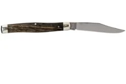 Robert Klaas Stockman 105mm Bog Oak 725-1-276 Navaja -Luz de Acero RS725 1 276 02 robert klaas rs725 1 276 02