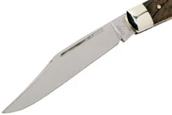 Robert Klaas Stockman 105mm Bog Oak 725-1-276 Navaja -Luz de Acero RS725 1 276 03 robert klaas rs725 1 276 03