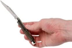 Robert Klaas Stockman 105mm Bog Oak 725-1-276 Navaja -Luz de Acero RS725 1 276 07 robert klaas rs725 1 276 07