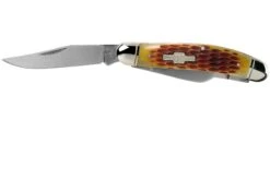Rough Ryder Sowbelly Stockman Amber Bone RR080 Navaja Slipjoint -Luz de Acero RY080 03 rough ryder