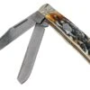 Rough Ryder Trapper Cinnamon Stag RR2155 Damascus Navaja Slipjoint -Luz de Acero RY2155 01 rough ryder