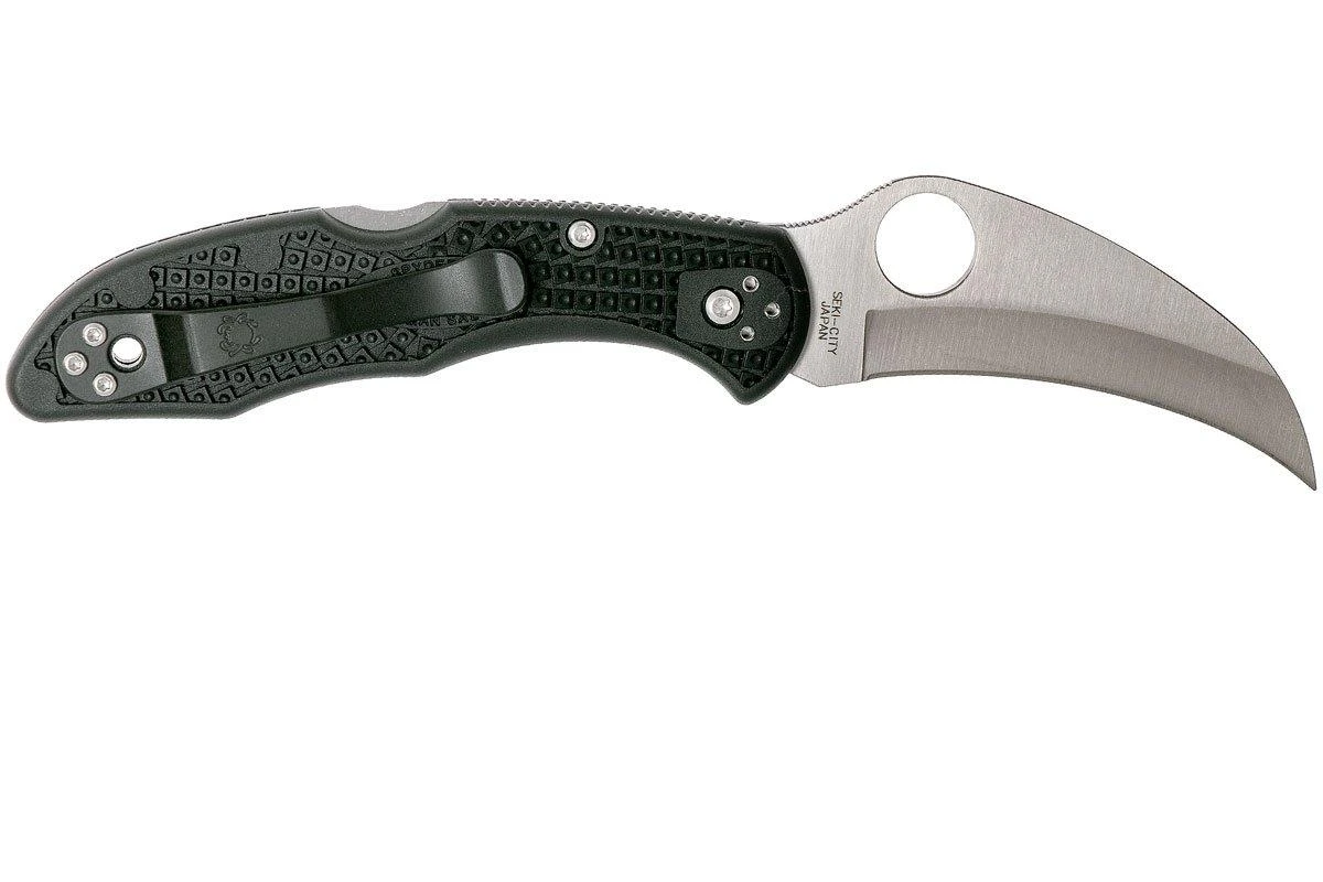 Spyderco Tasman Salt 2 C106PBK2 Plain Edge Navaja, Negro 4 Spyderco Tasman Salt 2 C106PBK2 Plain Edge Navaja, Negro - Imagen 2