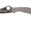 Spyderco C11TIPD Delica 4 Titanium Damascus Navaja -Luz de Acero SPC11TIPD 01 spyderco spc11tipd 01