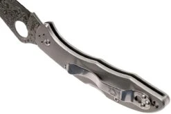 Spyderco C11TIPD Delica 4 Titanium Damascus Navaja 15 Spyderco C11TIPD Delica 4 Titanium Damascus Navaja -Luz de Acero SPC11TIPD 05 spyderco spc11tipd 05