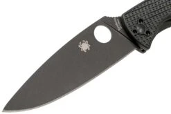 Spyderco Resilience Lightweight Black C142PBBK FRN Navaja -Luz de Acero SPC142PBBK 03 spyderco