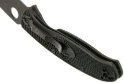 Spyderco Resilience Lightweight Black C142PBBK FRN Navaja -Luz de Acero SPC142PBBK 05 spyderco