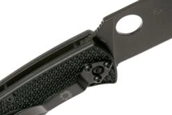 Spyderco Resilience Lightweight Black C142PBBK FRN Navaja -Luz de Acero SPC142PBBK 06 spyderco