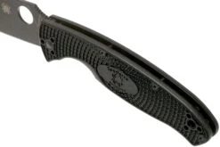Spyderco Resilience Lightweight Black C142PBBK FRN Navaja -Luz de Acero SPC142PBBK 07 spyderco