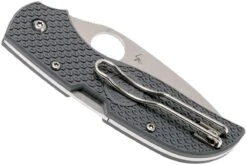 Spyderco Chaparral FRN C152PGY Navaja -Luz de Acero SPC152PGY 04 spyderco spc152pgy 04