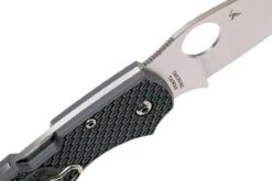 Spyderco Chaparral FRN C152PGY Navaja -Luz de Acero SPC152PGY 06 spyderco spc152pgy 06