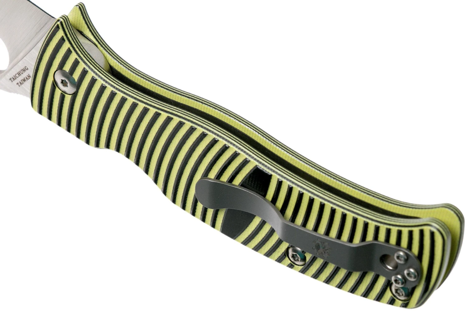 Spyderco Caribbean C217GPSF Sheepfoot Navaja, Sal Glesser Design 7 Spyderco Caribbean C217GPSF Sheepfoot Navaja, Sal Glesser Design - Imagen 5